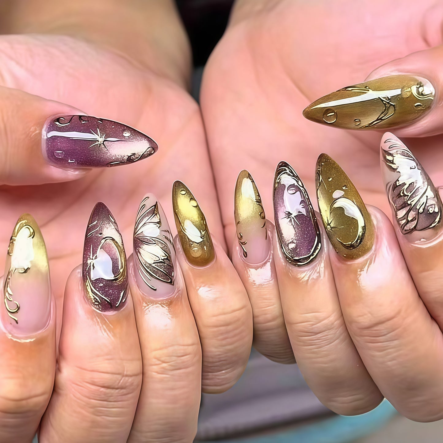 Künstlerische Nagelverlängerung Brehn