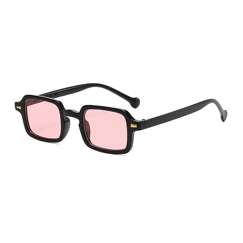 Damen geometrische Sonnenbrille mit trendigem Animal-Print Brehn