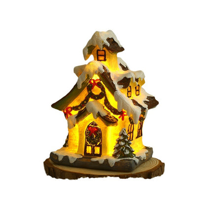 Dekorative Weihnachtsbeleuchtung im Häuschen-Design Brehn