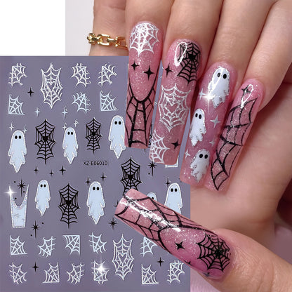 Halloween-Themen Nagelkunst Aufkleber Set  1791507032