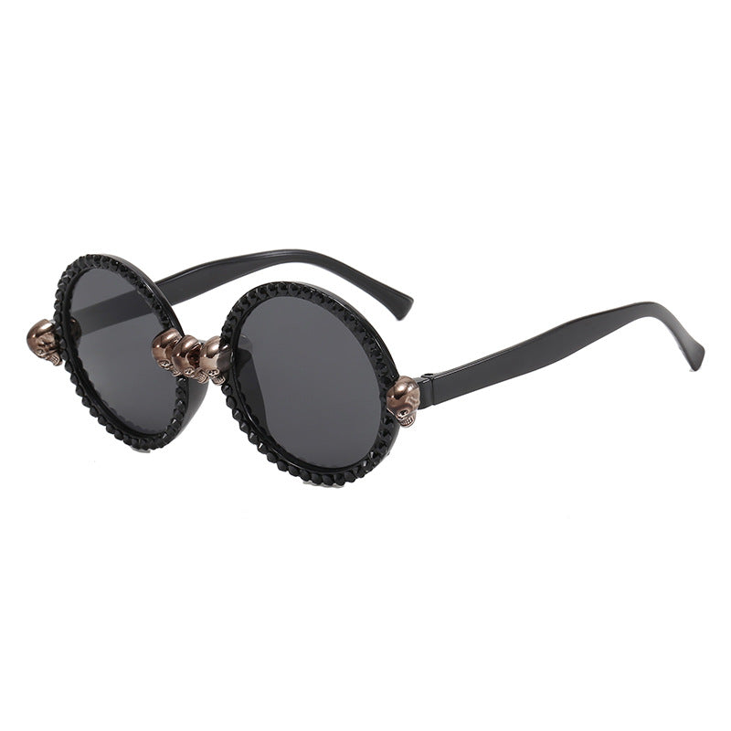 Damen Extravagante runde Sonnenbrille Brehn