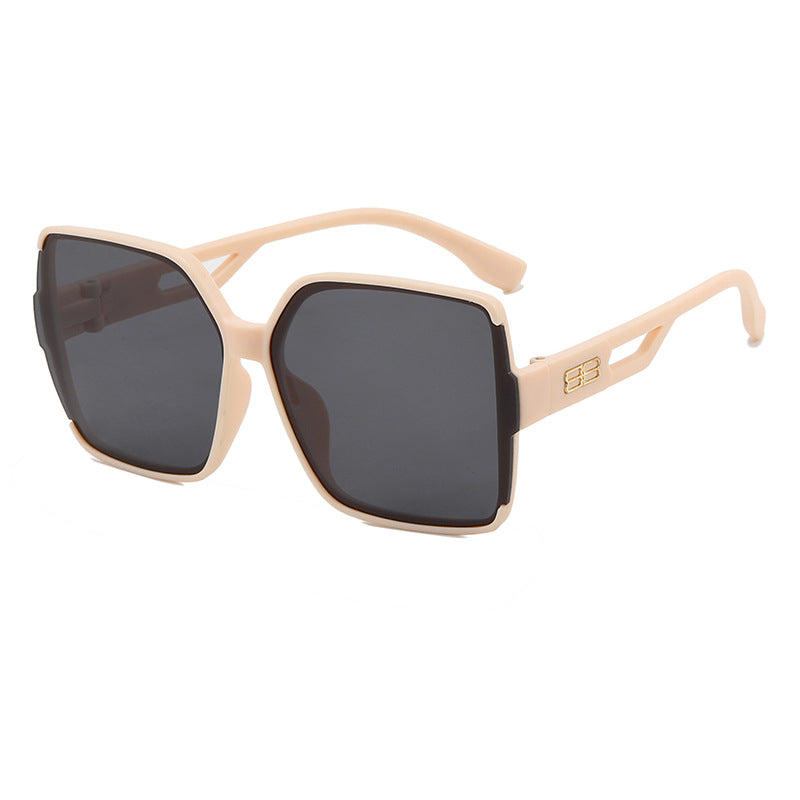 Damen Oversized Sonnenbrille mit markantem eckigem Design Brehn