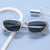 Damen modische Sonnenbrille mit verspiegelten Gläsern Brehn
