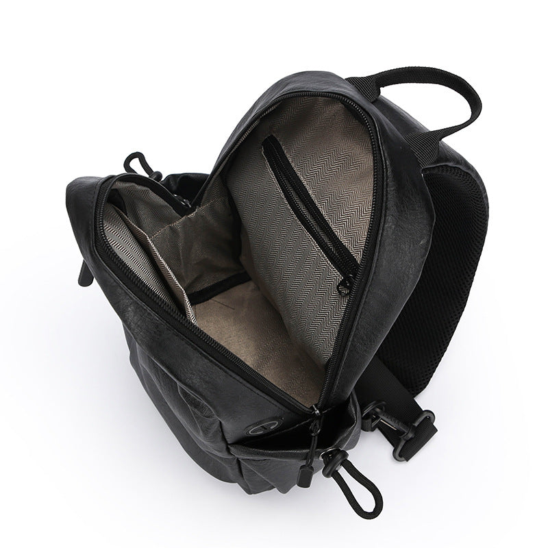 Ergonomischer Multi-Taschen Sling-Rucksack Brehn