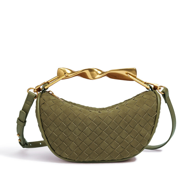 Skulptierte Griff Mini-Handtasche Brehn