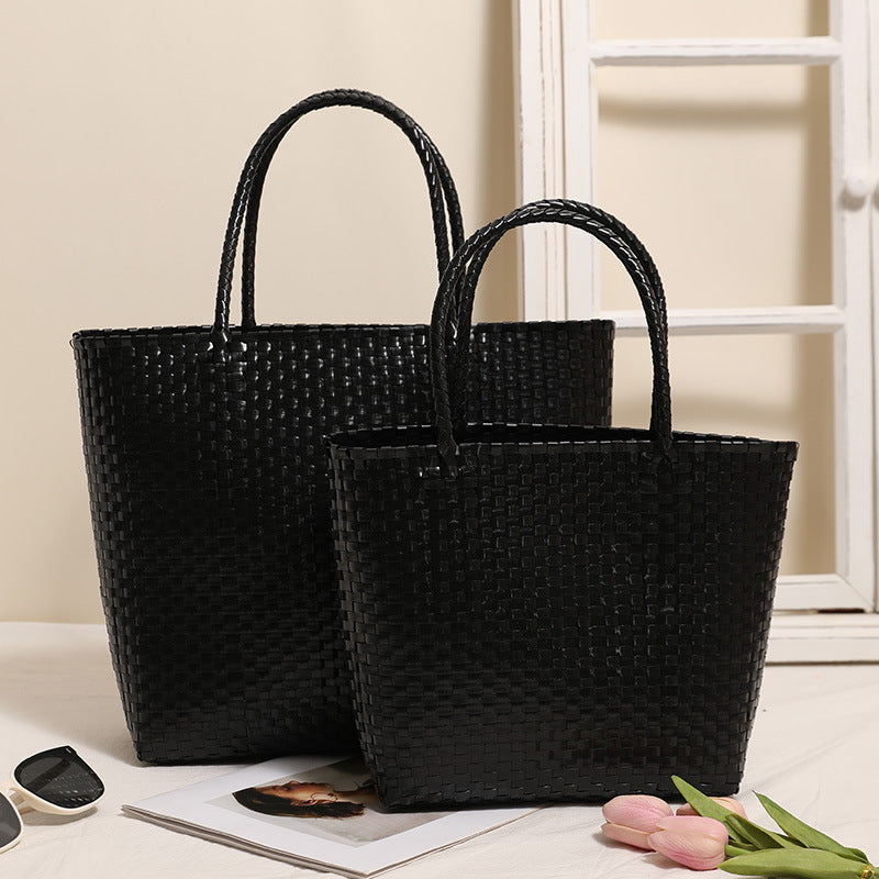 Geflochtene Freizeit Shopper-Tasche Brehn