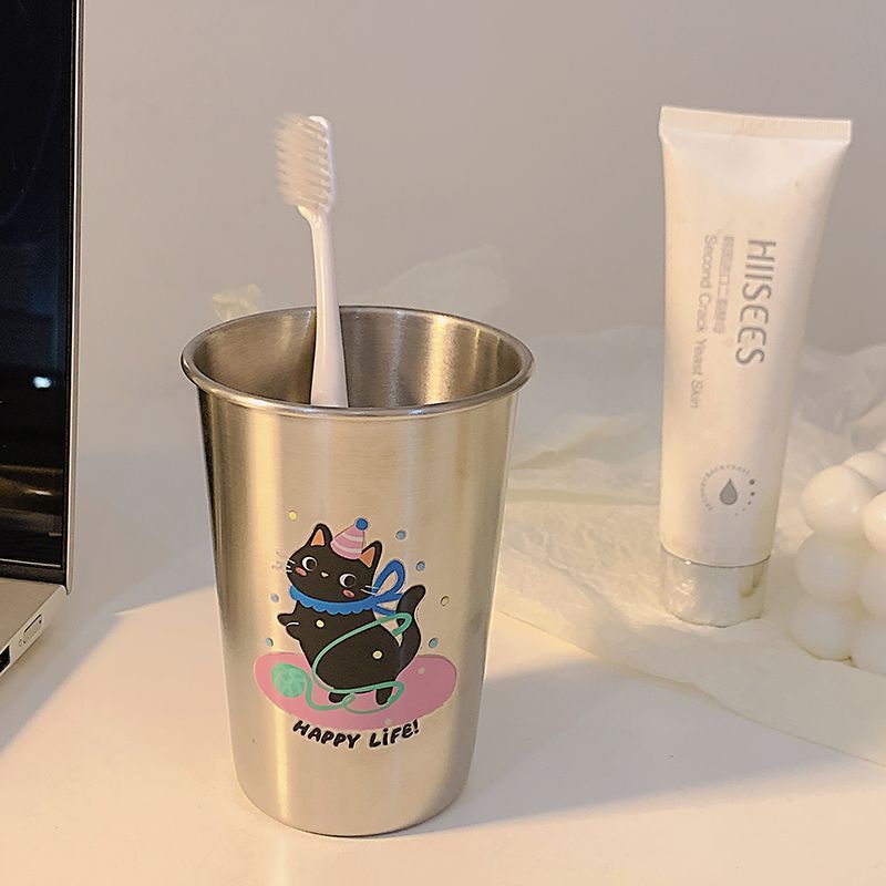 Edelstahl Zahnbürstenbecher mit Verspieltem Tierdesign Brehn
