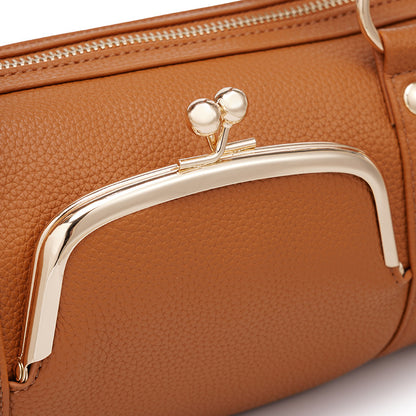Modische Leder-Handtasche Brehn