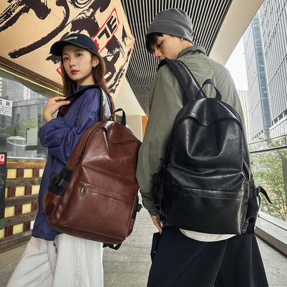 Stylischer Kunstleder-Rucksack Brehn