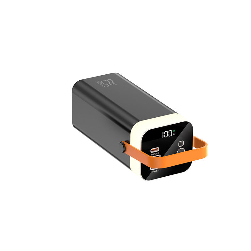 Tragbare Powerbank mit intelligentem Ladekonzept und digitaler Kapazitätsanzeige Brehn