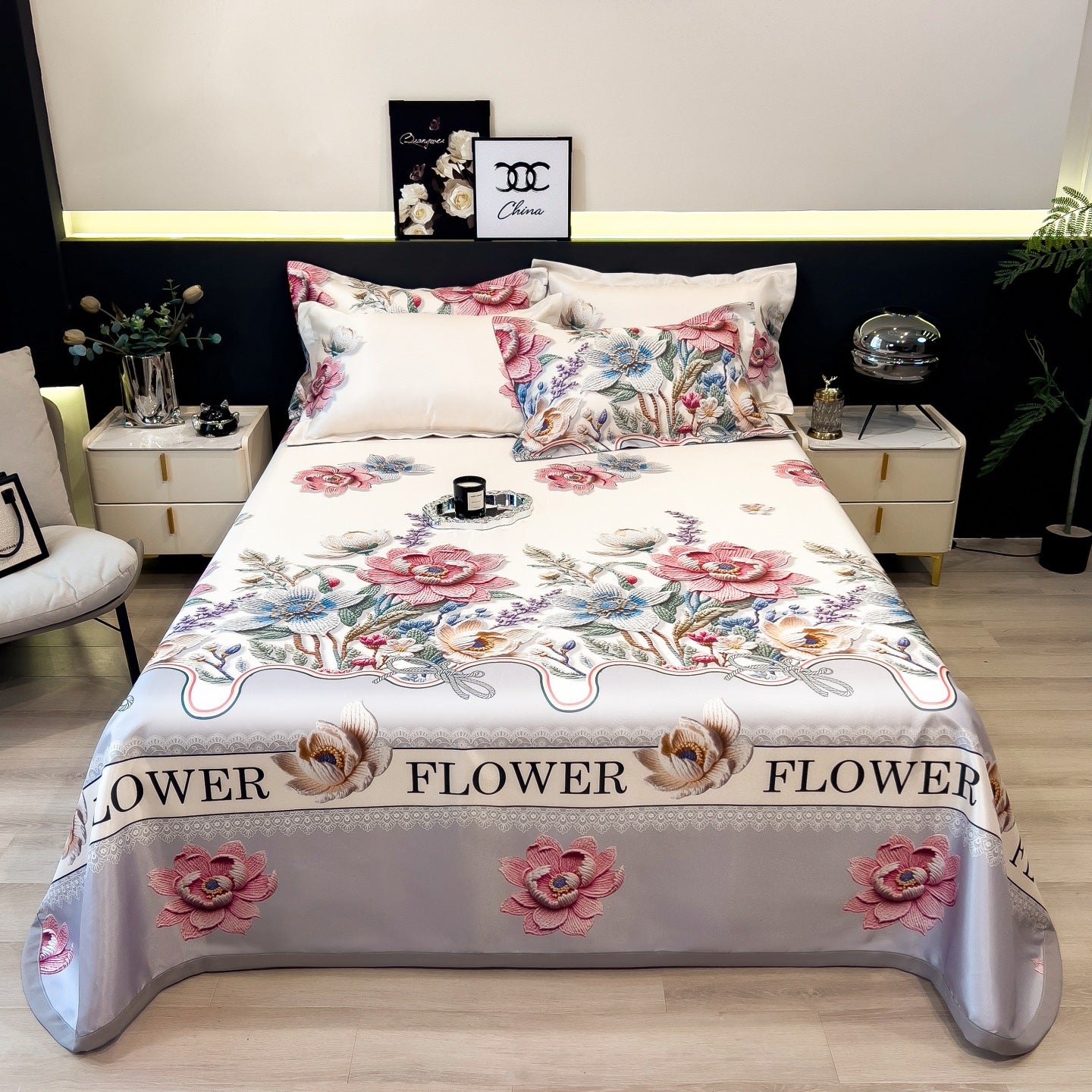 Damen Florale Tagesdecke Brehn