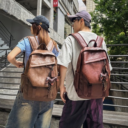 Vintage Leder Rucksack Brehn