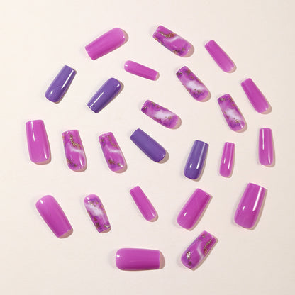 Künstlerische 3D Marmor Acrylnagelverlängerungen Brehn