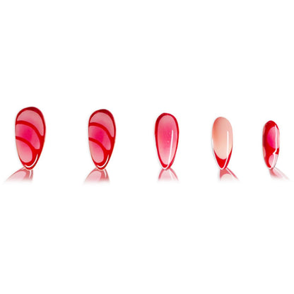Künstlerisches Stiletto Press-On Nagelset Brehn
