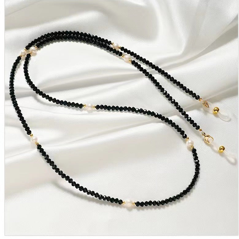 Elegante Perlen Brille Kette Brehn