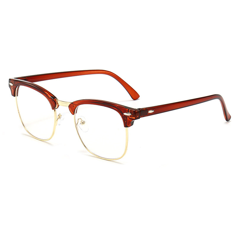Damen modische Retro-Sonnenbrille mit metallischem Rahmen Brehn