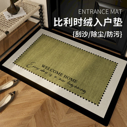 Elegante florale Design Eingangsmatte