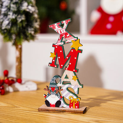 Weihnachtsdekorationsfigur im niedlichen Gnome-Design Brehn