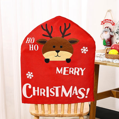 Festliche Stuhlüberzieher mit Weihnachtsmotiv Brehn