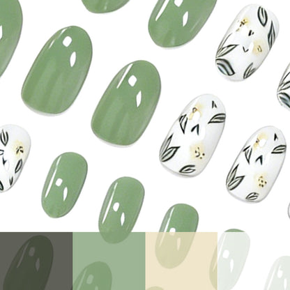 Florale Designs Nagelkunst Set Brehn