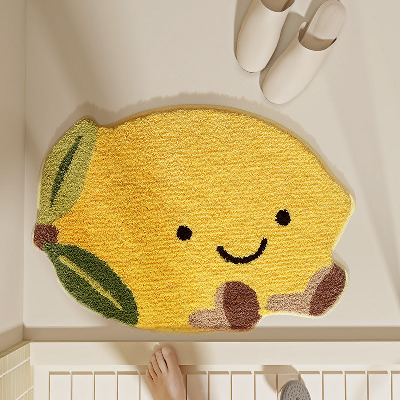 Süße Citrusfrüchte Design Badmatte Brehn
