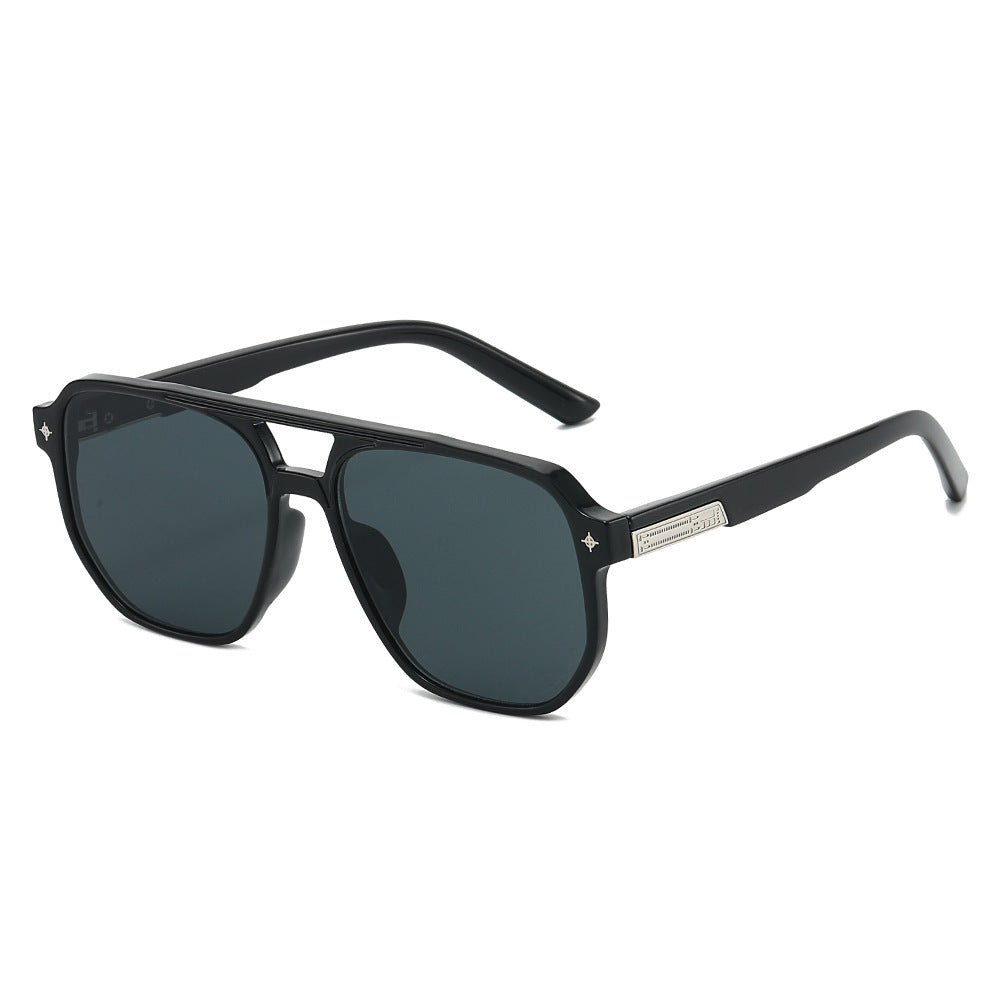 Geometrische Schild Sonnenbrille Brehn