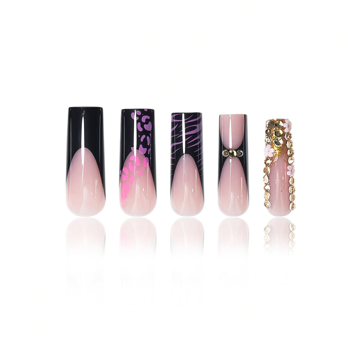 Stylische Stiletto-Nagelverlängerungen Brehn