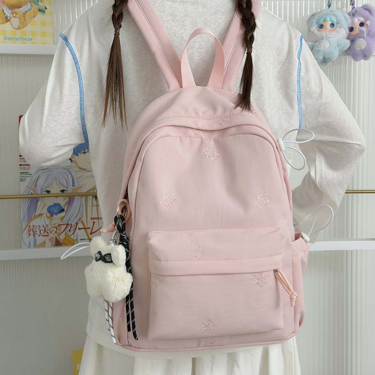 Stylische bestickte Freizeit-Rucksack Brehn 1791205607