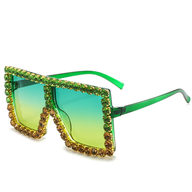 Damen modische Sonnenbrille mit Strassverzierung Brehn