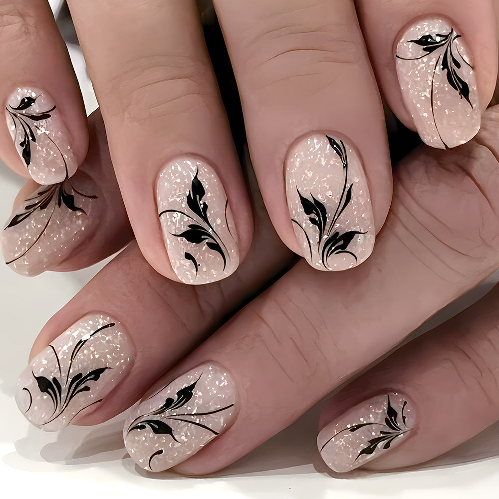 Floral Gel Nail Art Design Brehn 1787542888