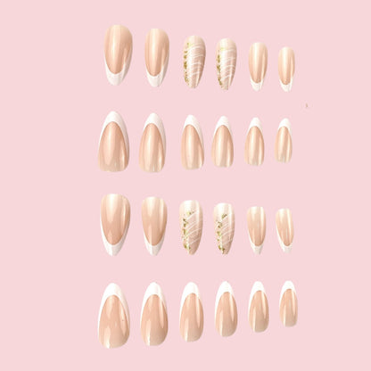 Elegantes französisches Spitzen-Nagelkunstdesign Brehn