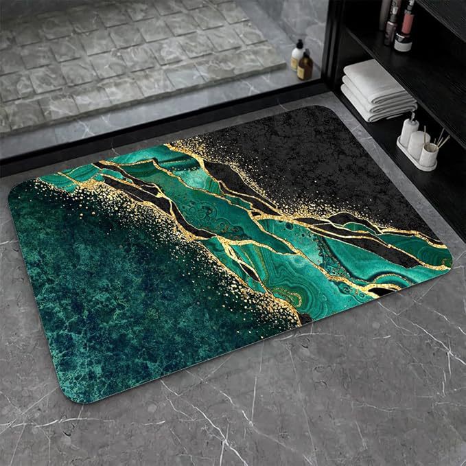 Stylische Wasserabweisende Badematte Brehn