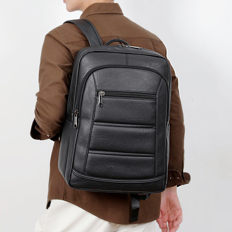 Eleganter Rucksack Aus Robustem Kunstleder mit Intelligentem Fächersystem Brehn