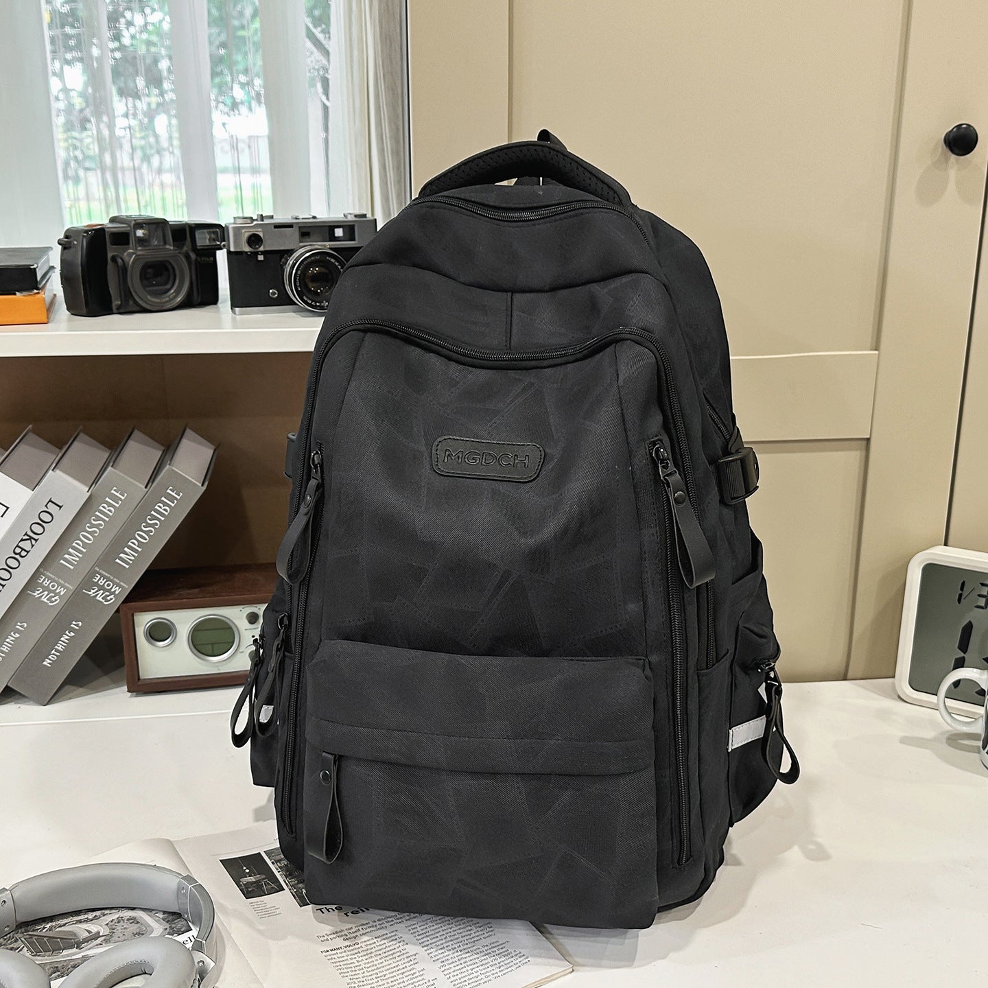 Multi-Funktionaler Texturierter Schulrucksack