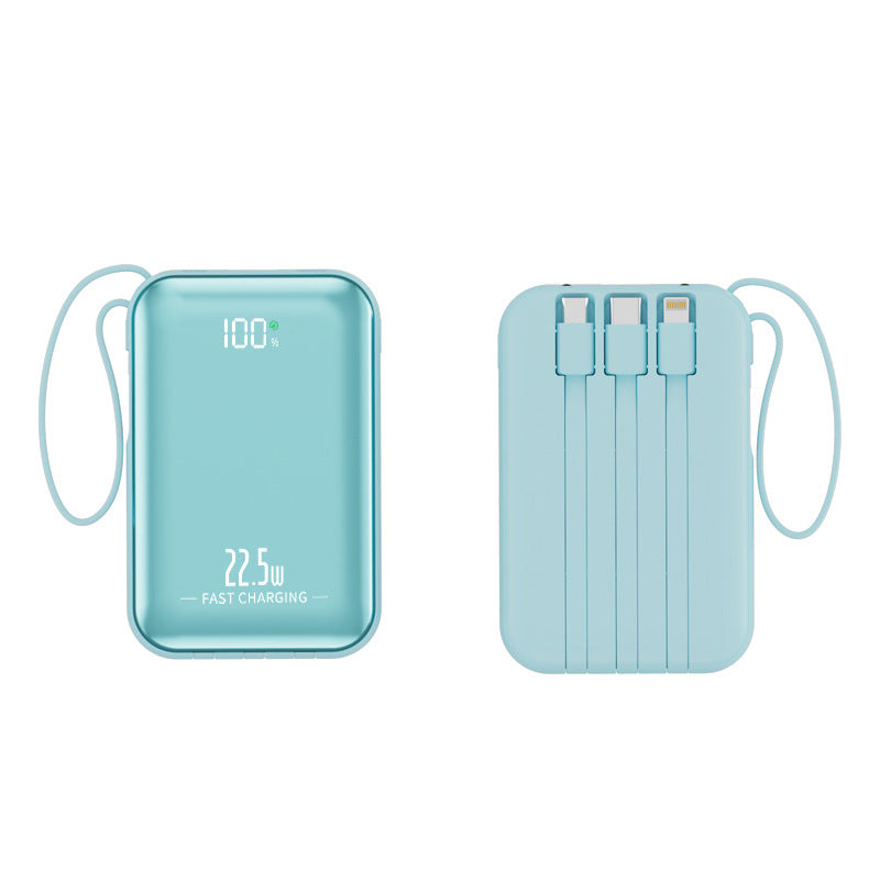 kompakte Powerbank mit Schnellladefunktion Brehn