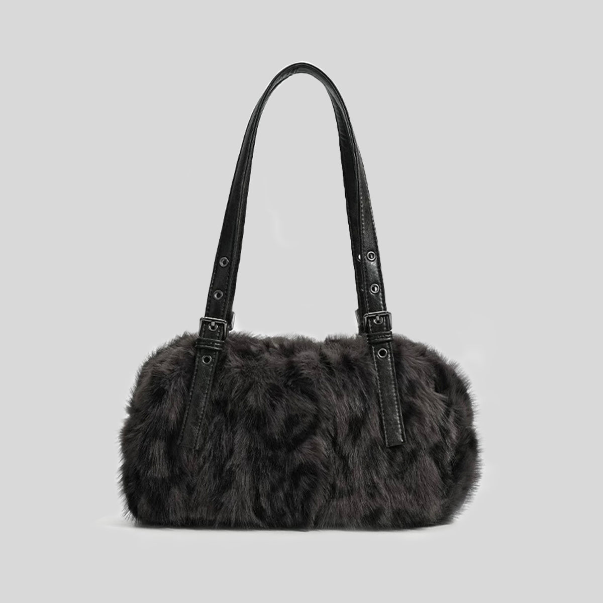 Luxuriöse Kunstpelz Handtasche