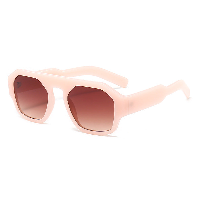 Damen modische Sonnenbrille im innovativen geometrischen Design Brehn