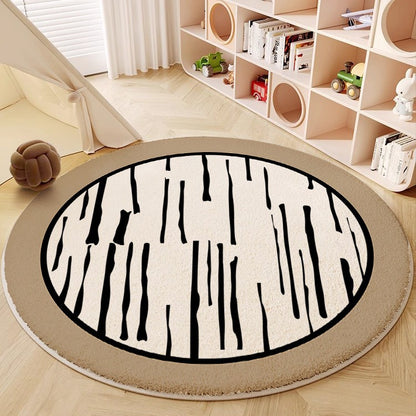 Abstract Circular Area Rug Brehn