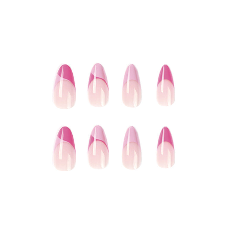 Künstliche Nagelverlängerungen mit elegantem Glitzer-French-Tip Design Brehn