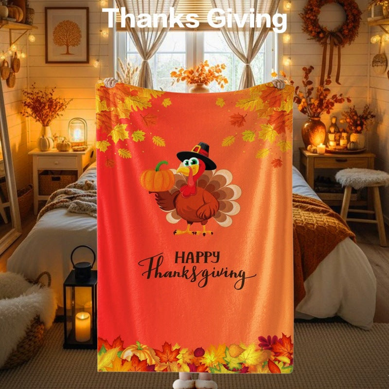 Thanksgiving-Themen Kuscheldecke