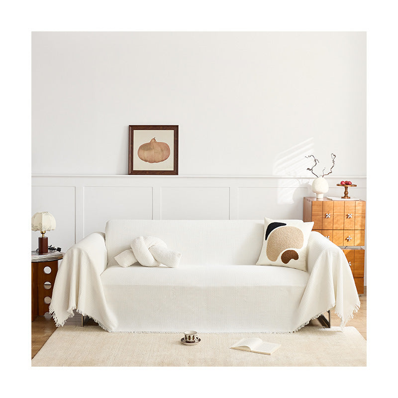 Strukturierte gewebte Sofa-Wurfdecke