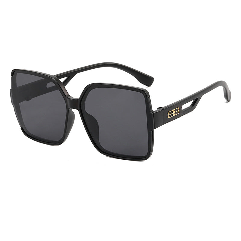Damen Oversized Sonnenbrille mit markantem eckigem Design Brehn