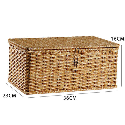 Handgefertigter Rattan Aufbewahrungskorb Brehn