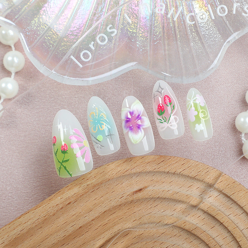 Floral Acryl Nagelkunst Brehn