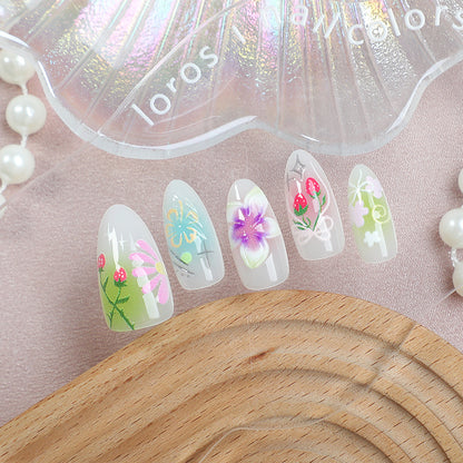 Floral Acryl Nagelkunst Brehn