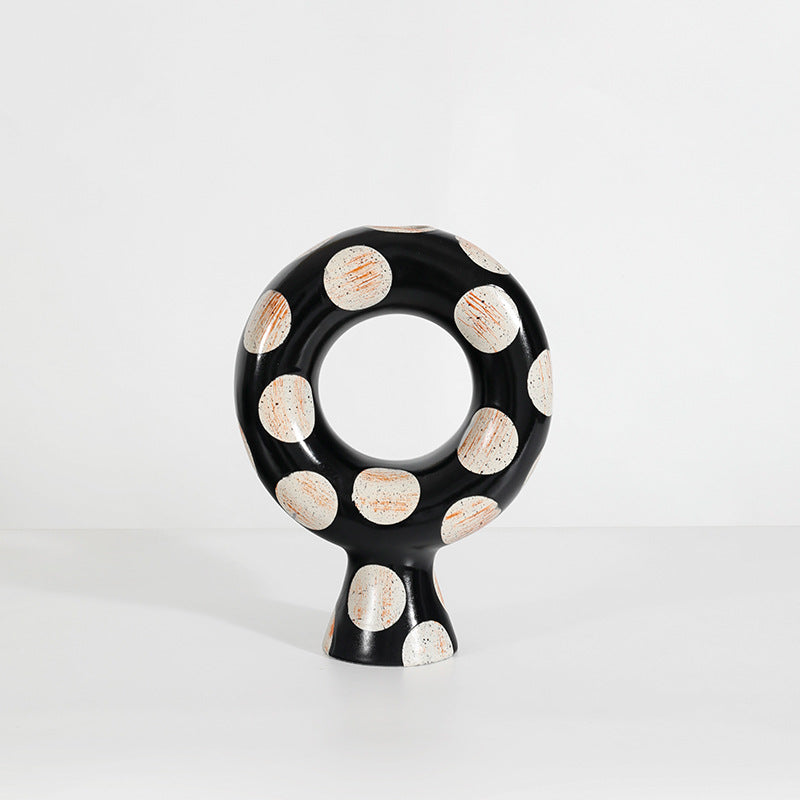 Künstlerische abstrakte Blumenvase
