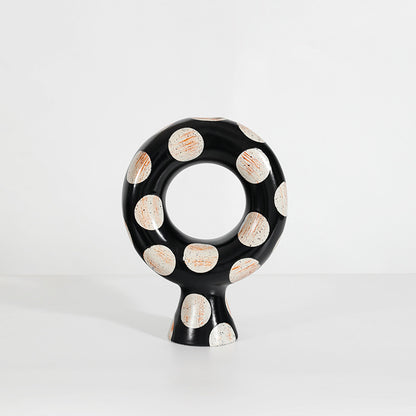 Künstlerische abstrakte Blumenvase