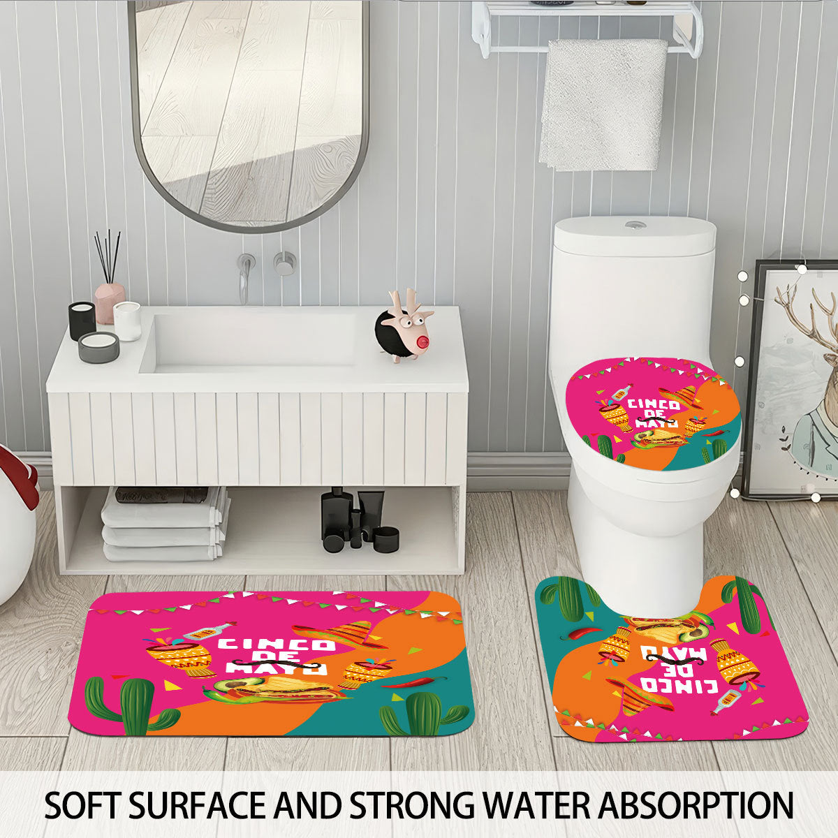 Cinco de Mayo-Themen Komplettes Badezimmer Set Brehn