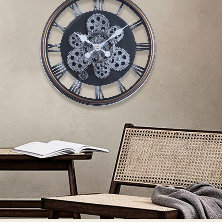 Wanduhr Im Industriellen Steampunk Design Brehn