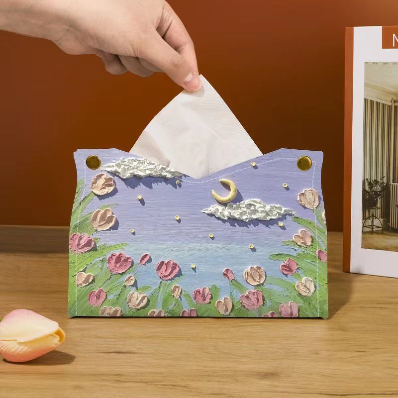 Künstlerische Florale Taschentuchbox Abdeckung Brehn